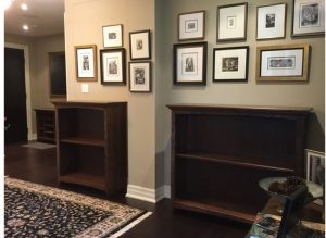 Fancy Solid Wood Bookcase | Handcrafted Custom Bookcase 06-00