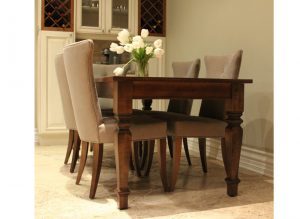 Florence Custom Solid Wood Dining Table | Handcrafted Leg Table 02-01