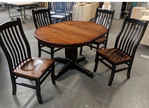 Marco Solid Wood Round Dining Table | Custom Handmade Table 01-03