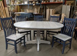 Marco Solid Wood Round Dining Table | Custom Handmade Table 02-00