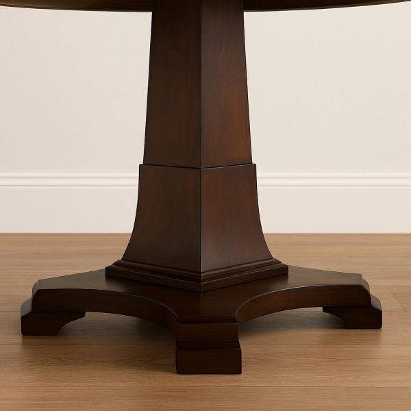 Abbey Round Dining Table | Solid Wood Extendable Dining Table 00-03