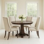 Abbey Round Dining Table | Solid Wood Extendable Dining Table 01-01