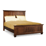 Algonquin Solid Wood Bed | Handcrafted Panel Bed 00-01