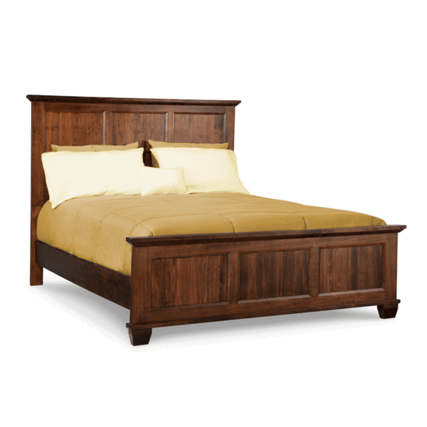 Algonquin Solid Wood Bed | Handcrafted Panel Bed 00-01