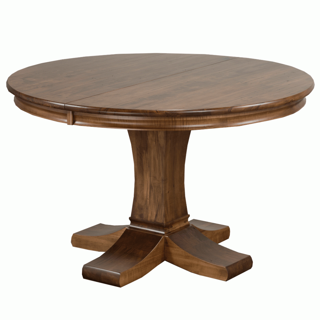 Contempo-Single-Pedestal-O1 Contempo Solid Wood Dining Table | Custom Extendable Dining Table-00-01