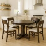 Contempo Solid Wood Dining Table | Custom Round Table 03-00