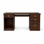 Country Solid Wood Computer Desk | Handmade Custom Desk 00-01