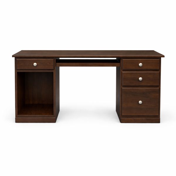 Country Solid Wood Computer Desk | Handmade Custom Desk 00-01