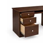 Country Solid Wood Computer Desk | Handmade Custom Desk 00-02