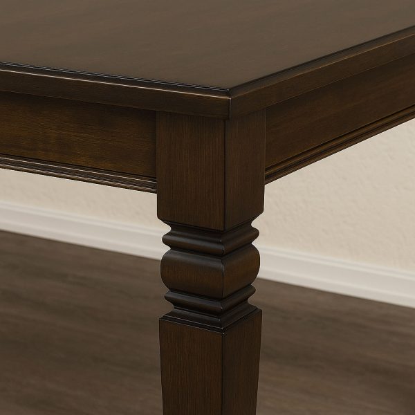 Florence Custom Solid Wood Dining Table | Handcrafted Leg Table 01-03