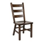 Ladder Back Solid Wood Chair | Handcrafted Dining Chair 00-00
