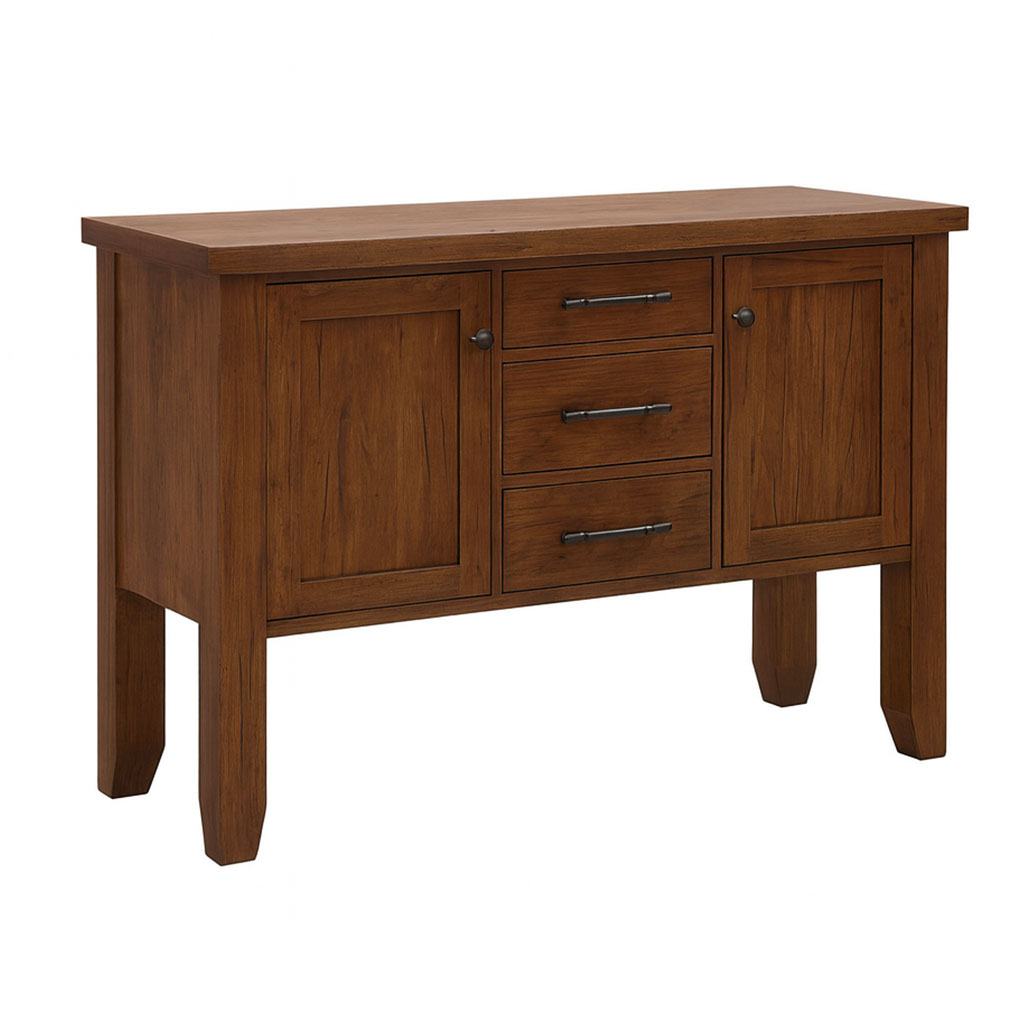 Mansfield Solid Wood Sideboard | Custom Handcrafted Storage 00-1