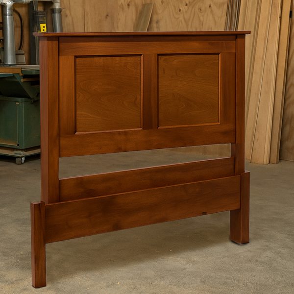 Marco Raised Panel Solid Wood Bed | Handcrafted Platform Bed 01-01