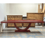Metro Solid Wood Dining Table Toronto | Handcrafted Modern Table 02-01