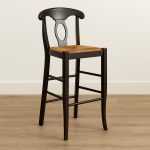 Napolean Bar Stool | Solid Wood Custom Stool 01-00