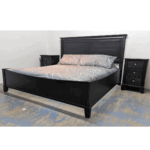 Phillipe Solid Wood Sleigh Bed | Storage Bed 01-01