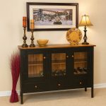 Rustic Solid Wood Sideboard | Handcrafted Buffet Cabinet 01-01