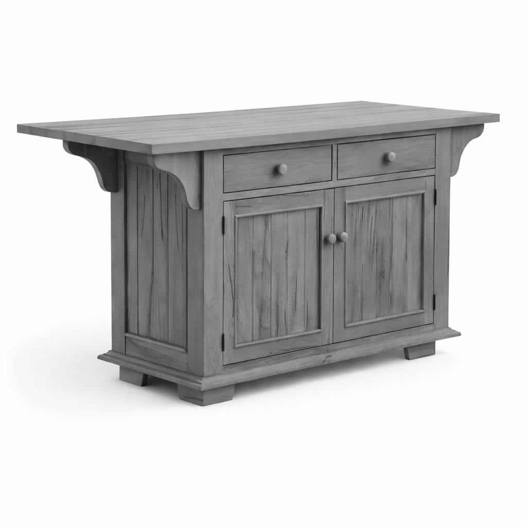 Simplicity Solid Wood Bar Island | Custom Kitchen Island 00-00