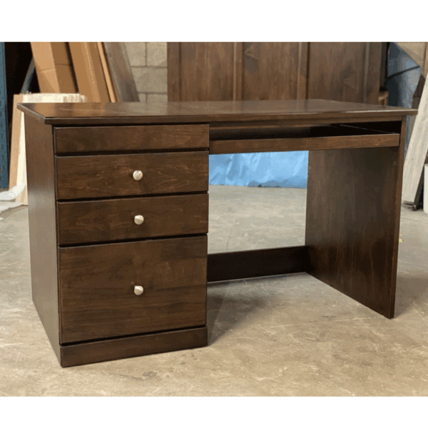 Country Solid Wood Computer Desk | Handmade Custom Desk 02-01