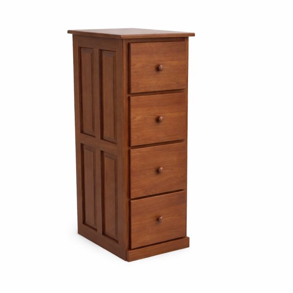 Solid Wood Country File Cabinet – Custom Handcrafted Office Storage 00-02