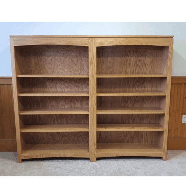 Fancy Solid Wood Bookcase | Handcrafted Custom Bookcase 01-01