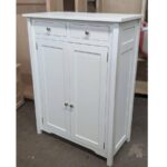 solid wood handcrafted Mission Display Cabinet-02