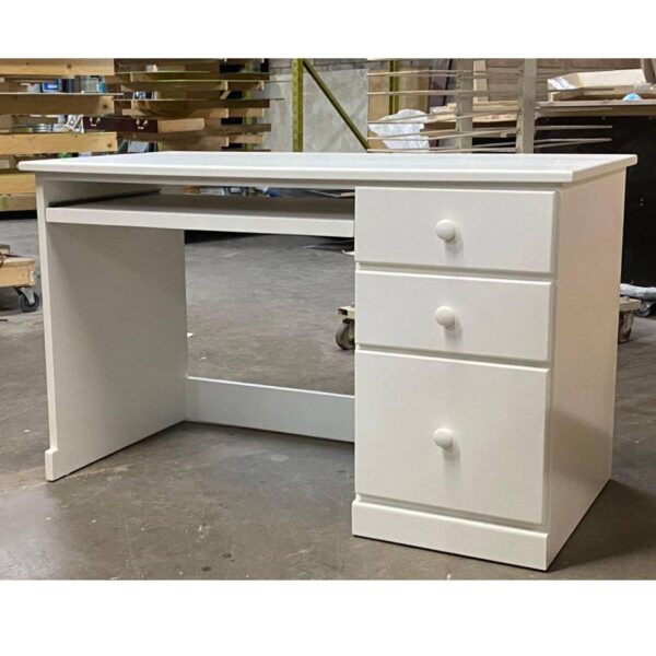 Country Solid Wood Computer Desk | Handmade Custom Desk 01-01