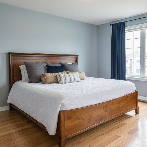 Phillipe Solid Wood Sleigh Bed | Custom Boat Bed 03-02