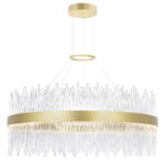 Genevieve 32-inch LED Chandelier | Modern Ceiling Light 00-01