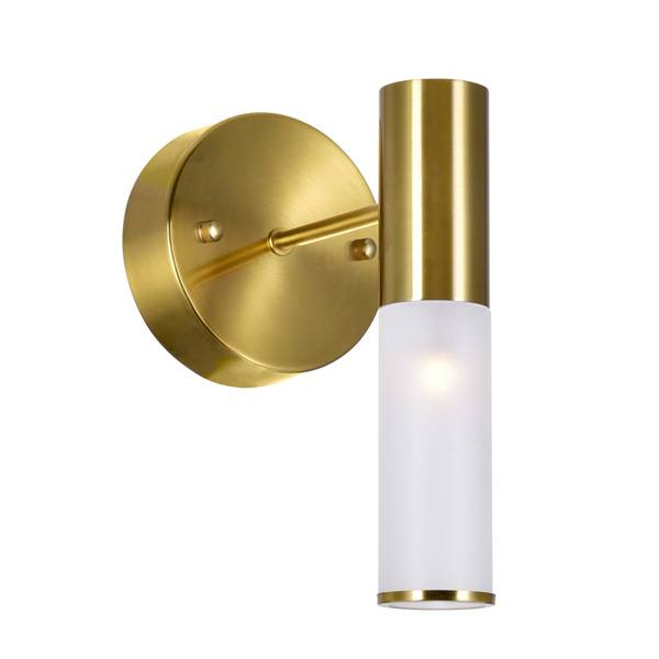 Golden Pipe Wall Light-Vanity Light-Led-01