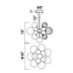 Pallocino LED Chandelier 8-Light - Image 3