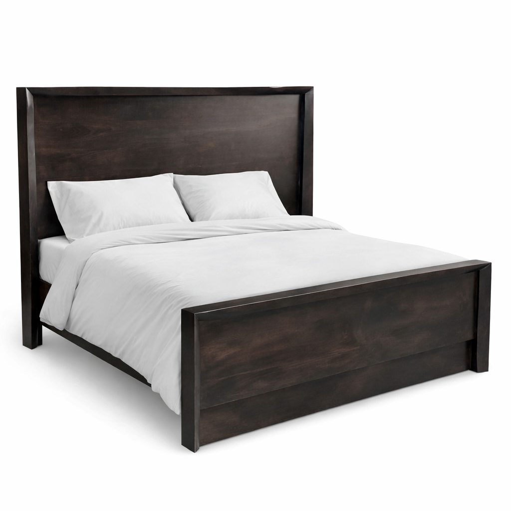Live Edge Solid Wood Bed – Handcrafted Canadian Bed 00-00