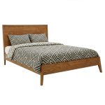 Hugo Solid Wood Bed with Low Footboard | Japanese style Bed 00-00