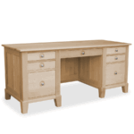 Phillipe Office Desk | Solid Wood Executive Desk 00-01