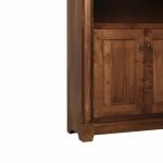 Tranquil Solid Wood Bookcase | Handcrafted Custom Book Shelf 00-05