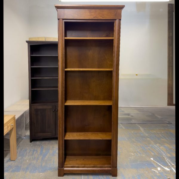 Tranquil Solid Wood Bookcase | Handcrafted Custom Book Shelf 01-02