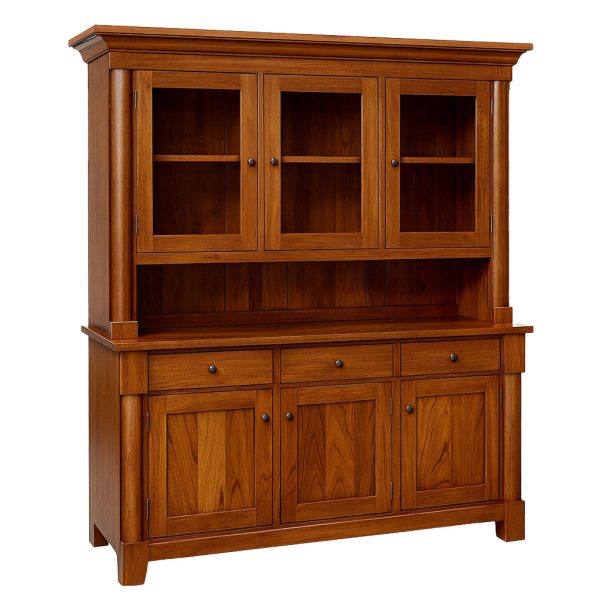 Tranquil Solid Wood Buffet And Hutch | Custom Buffet &Amp; Hutch 00-04