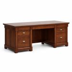 Tranquil Solid Wood Office Desk | Classic Executive Desk 00-00