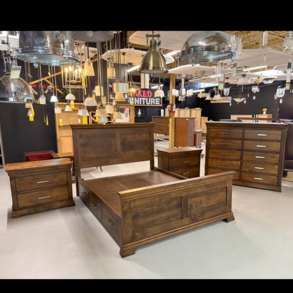 Manhattan Solid Wood Bedroom Set | Custom Classic Bedroom Furniture 01-00
