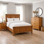 Union Station Solid Wood Rustic Bedroom Set 00-0