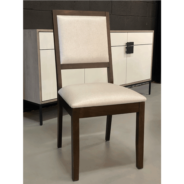 Van Gogh Solid Wood Dining Chair – Custom Upholstered Dining Chair 01-01