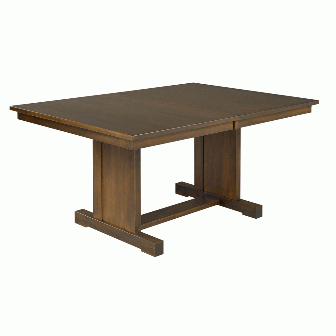 Congress Solid Wood Modern Dining Table | Custom Extendable Dining Table 00-00