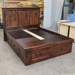 Algonquin Solid Wood Storage Bed | Custom Canadian Handcrafted Bed with drawers 01-01