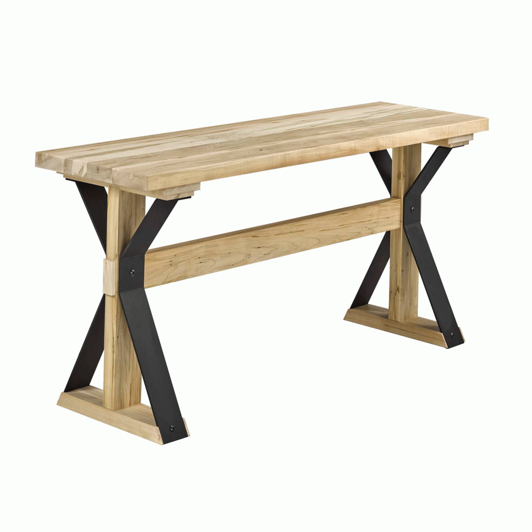 Hyde Solid wood X-Base Server | Custom X-Base Sideboard 00-01