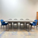 Van Gogh Solid Wood Leg Dining Table | Custom Modern Dining Table 04-13