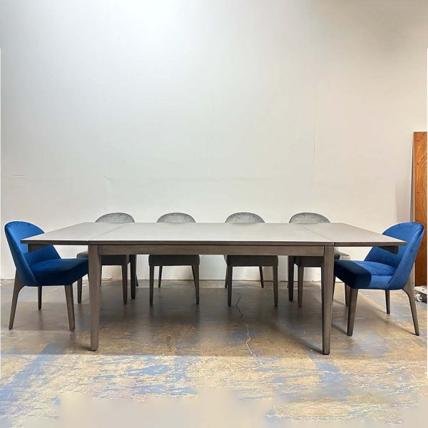 Van Gogh Solid Wood Leg Dining Table | Custom Modern Dining Table 04-13
