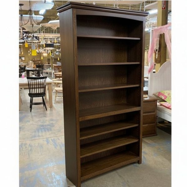 Fancy Solid Wood Bookcase | Handcrafted Custom Bookcase 03-00