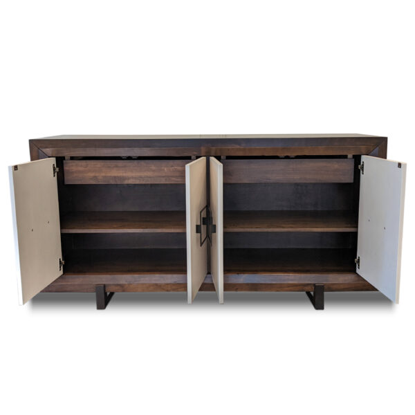 Cali Solid Wood Sideboard - Handcrafted Transition Buffet 02