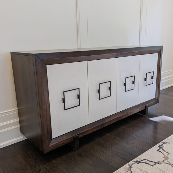 Cali Solid Wood Sideboard - Handcrafted Transition Buffet 03