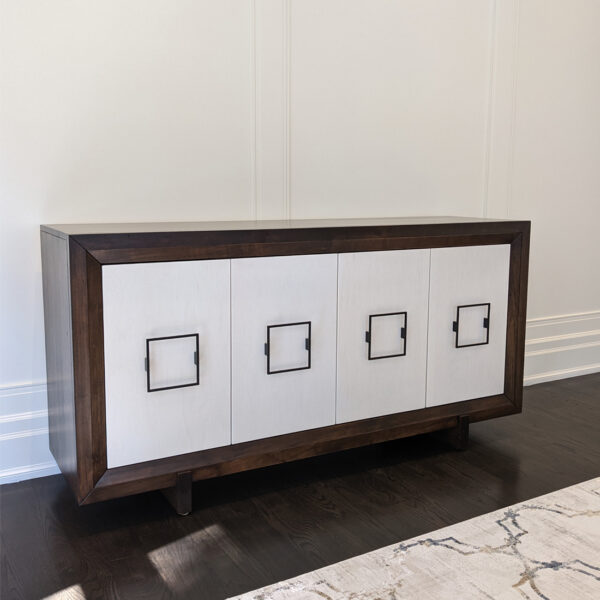 Cali Solid Wood Sideboard - Handcrafted Transition Buffet 05